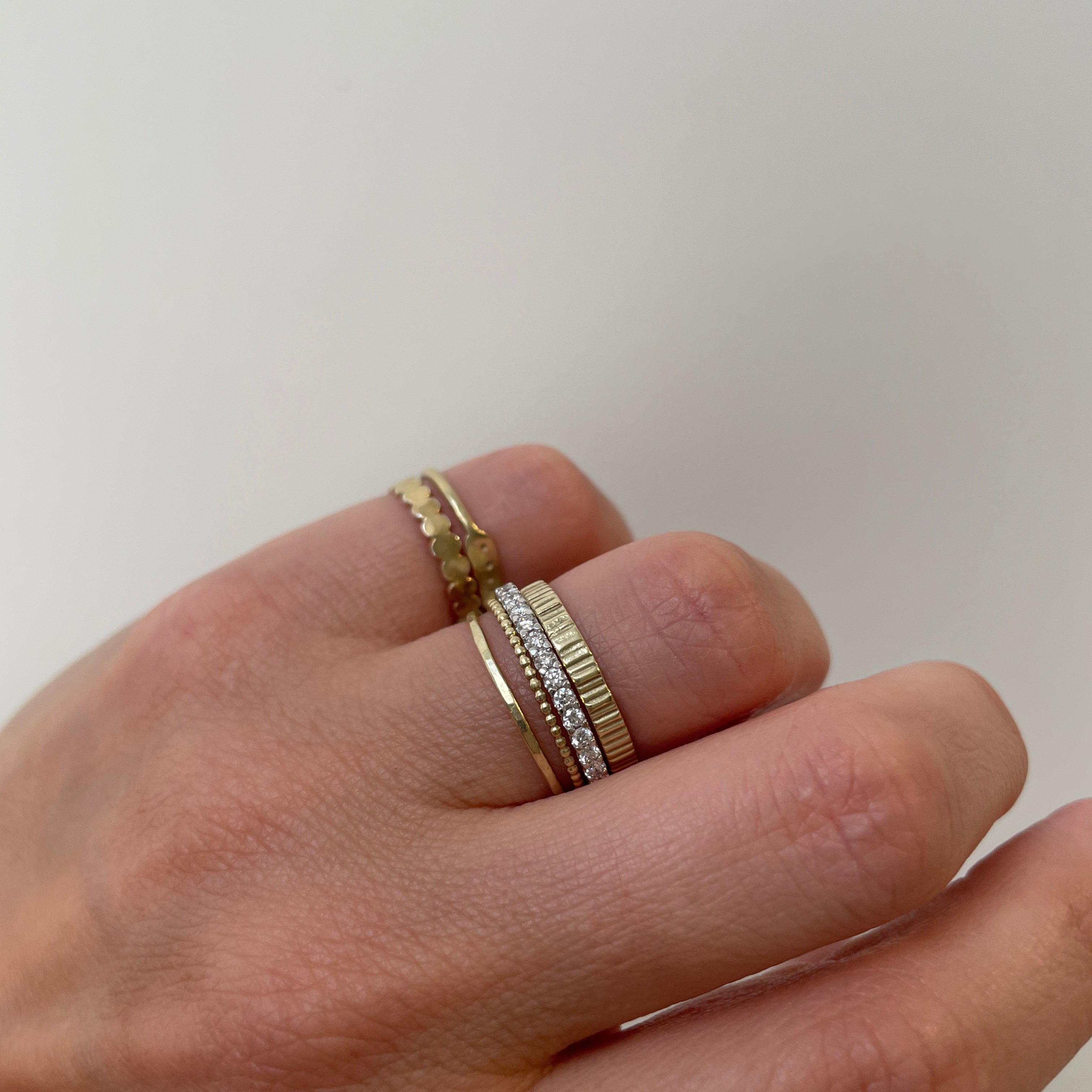 Ring 14k alliance witgoud