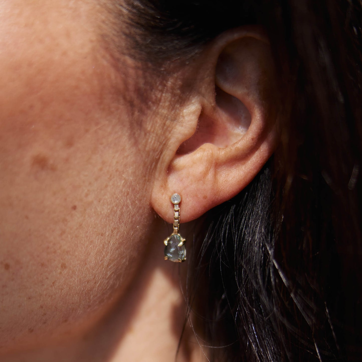 Oorbellen 14k forest treasure