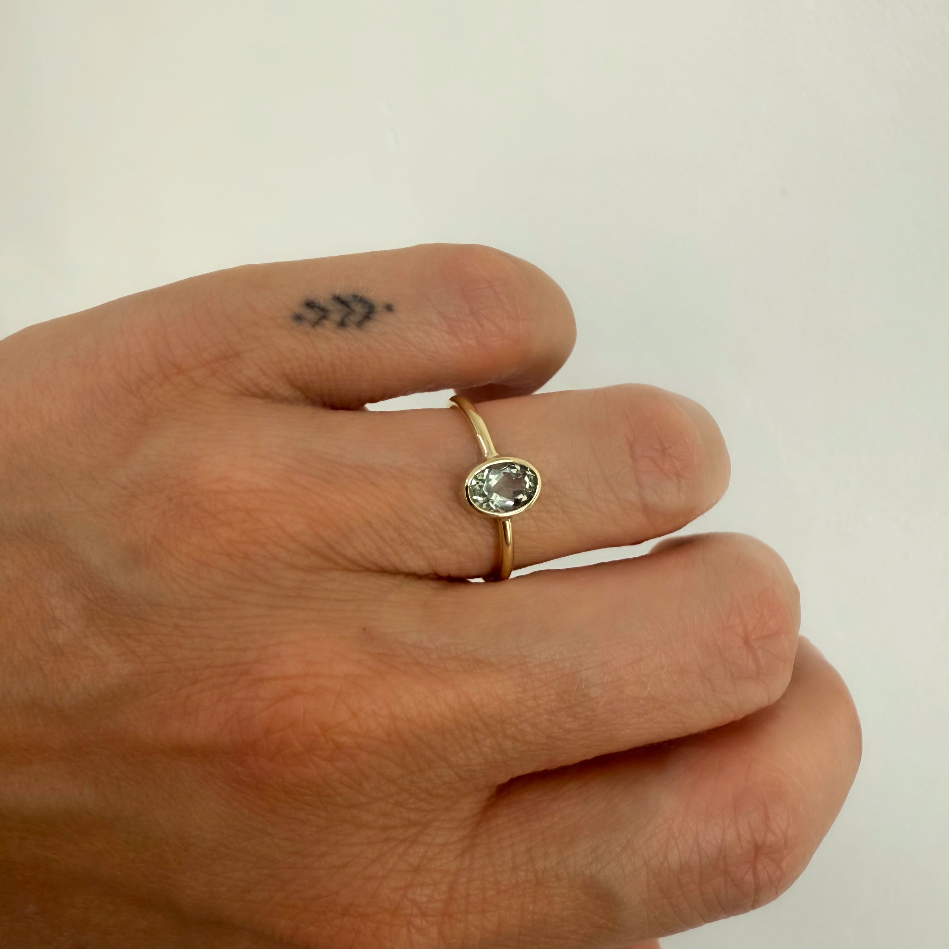 Ring 14k summer sage