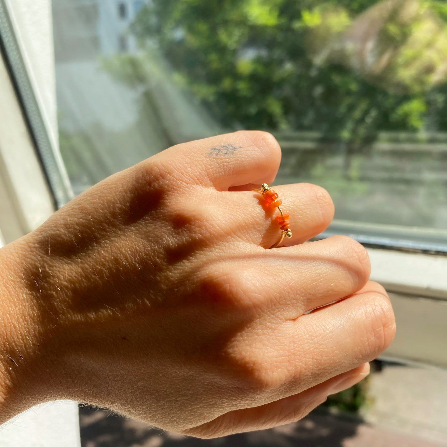 Ring 14k ocean opal