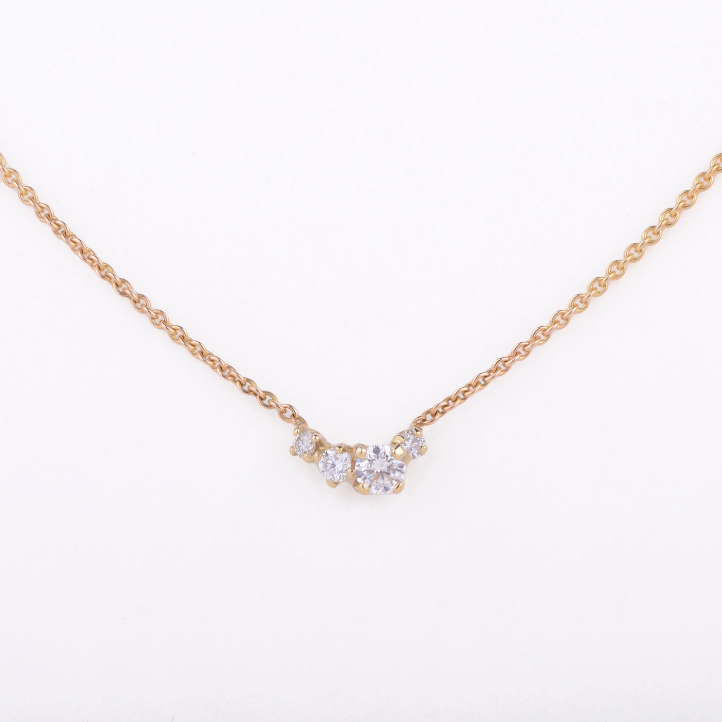 Ketting 14k diamonds are a girl's best friend