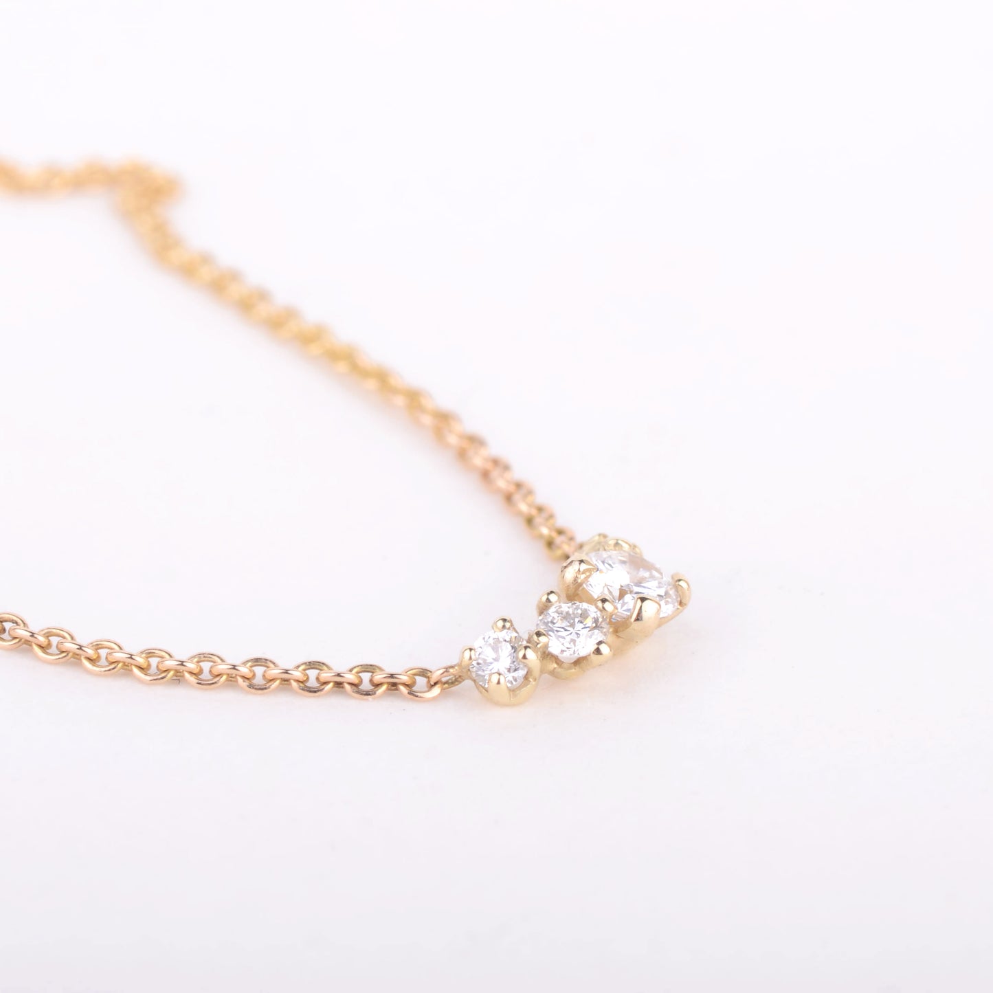 Ketting 14k diamonds are a girl's best friend
