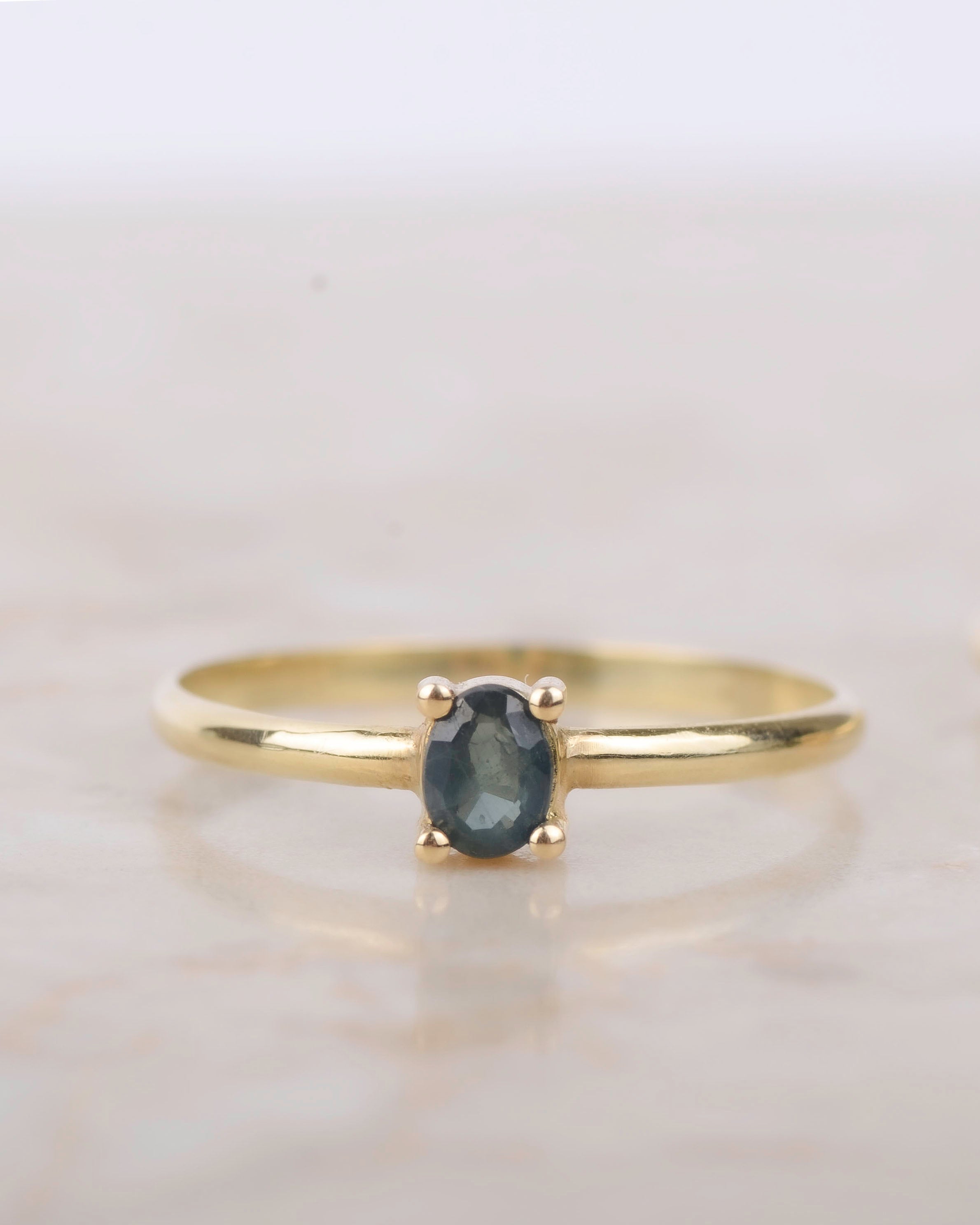 Ring 14k blue ocean