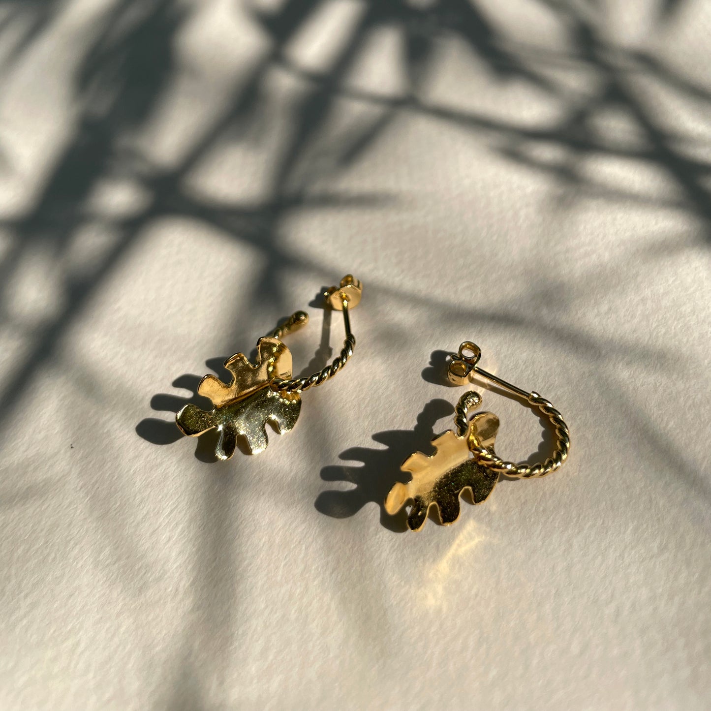 Oorbellen fig leaf