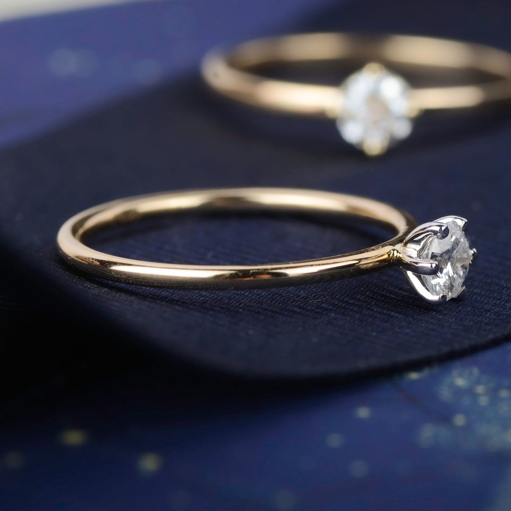 Ring 14k infinite brilliance witgoud