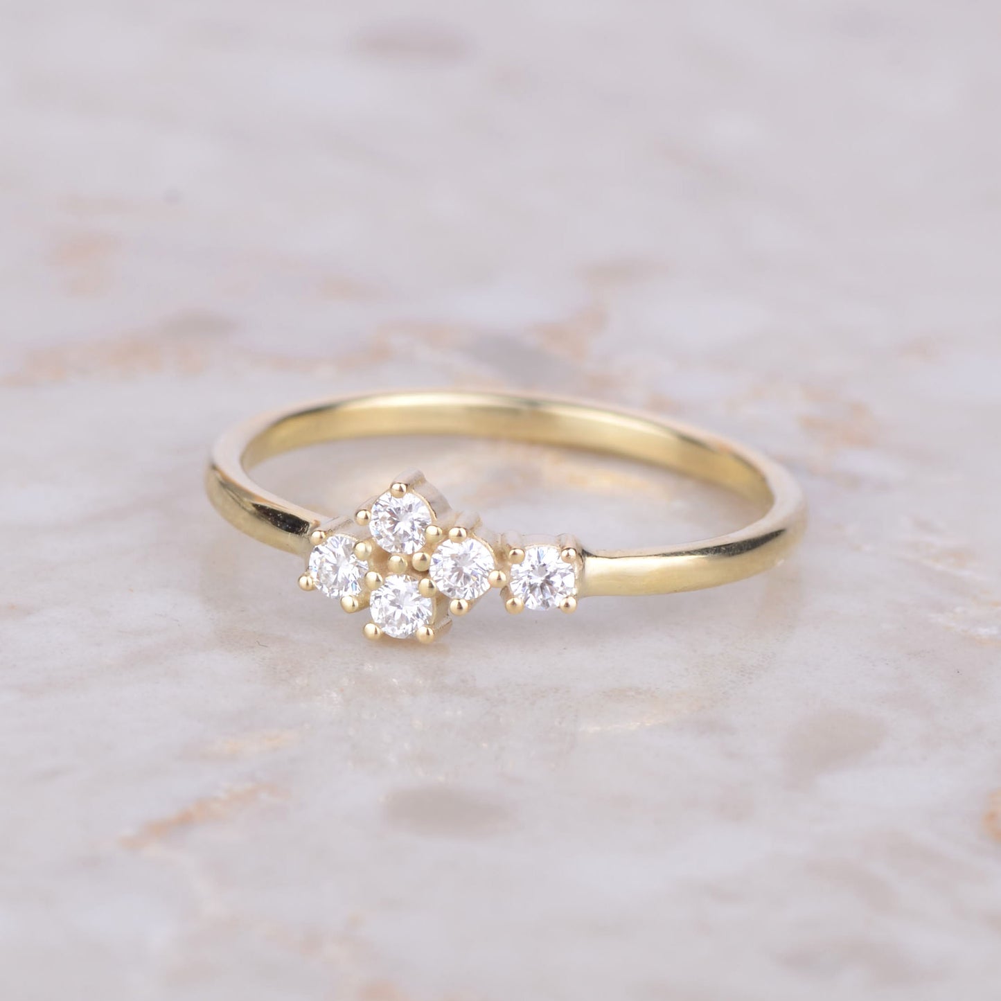 Ring 14k starlight aurora