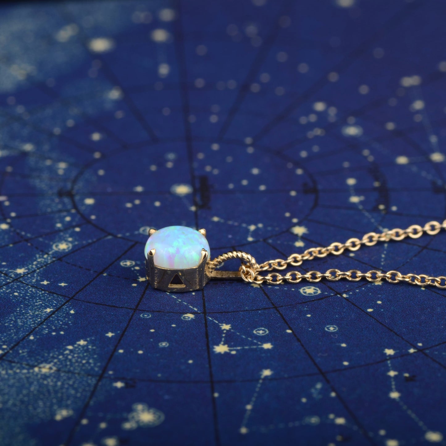 Ketting 14k opal Gem