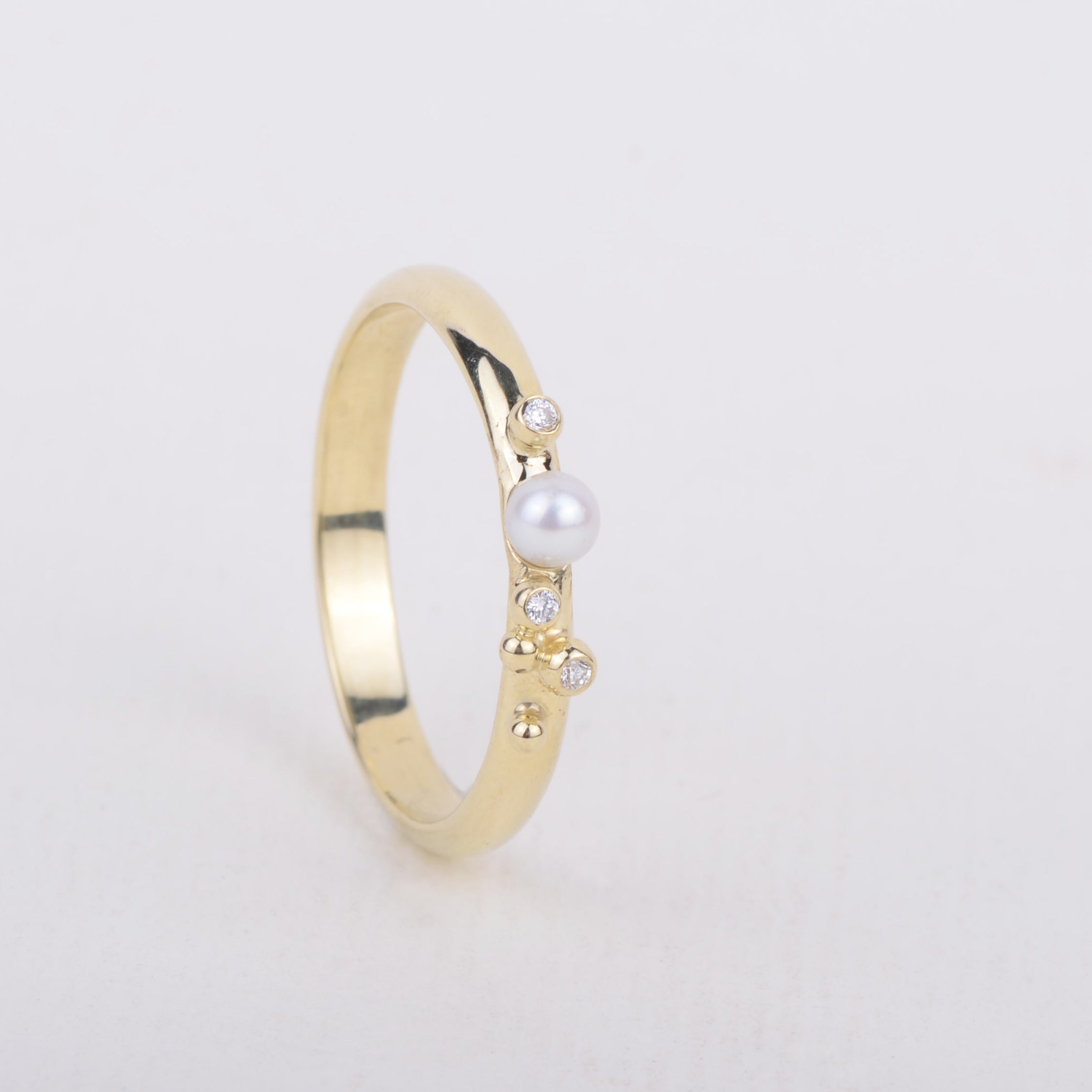 Ring 14k Bubble glam
