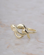Ring 14k serpent