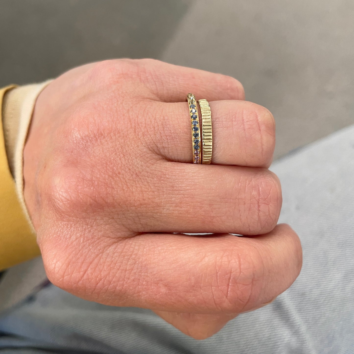 Ring 18k rainbow