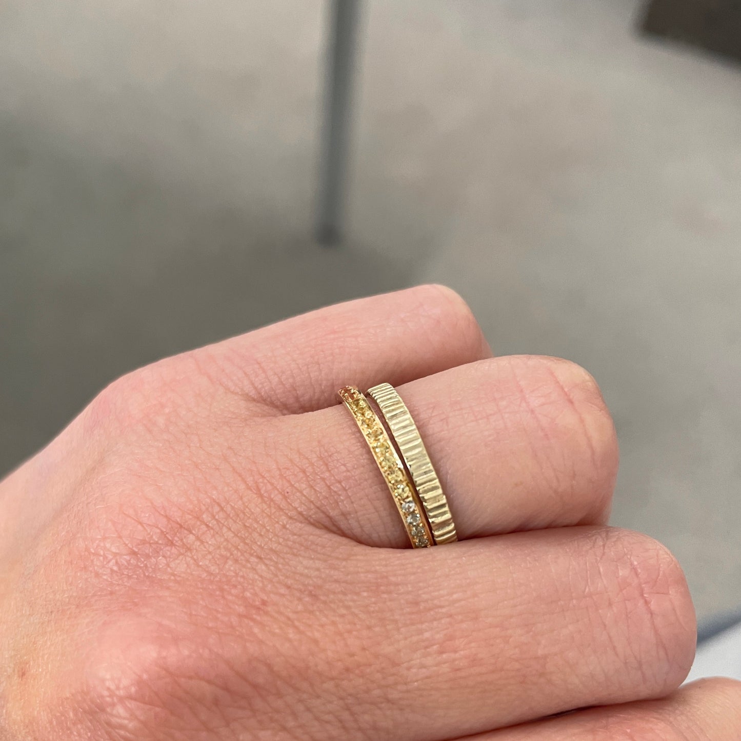 Ring 18k rainbow