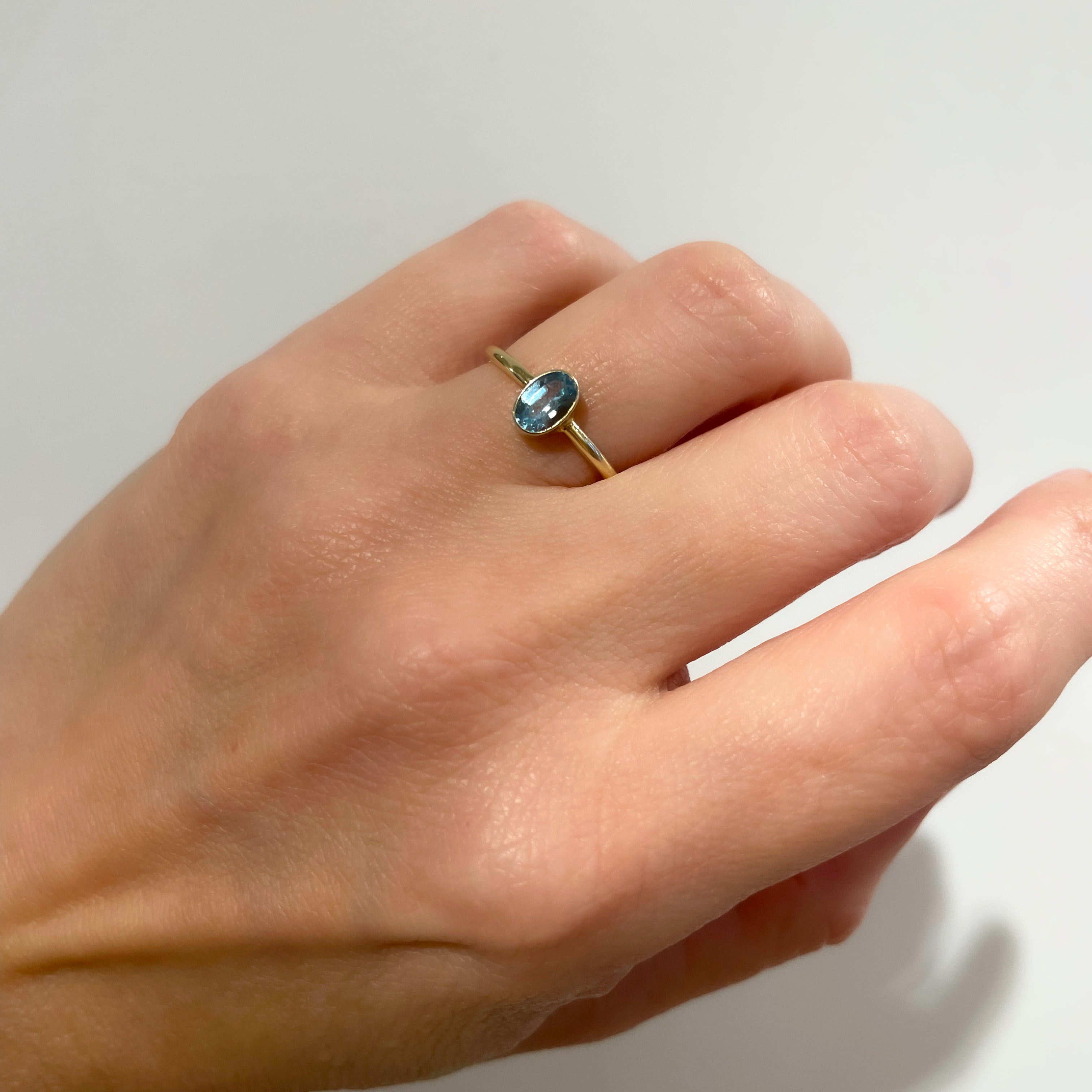 Ring 14k ocean gem