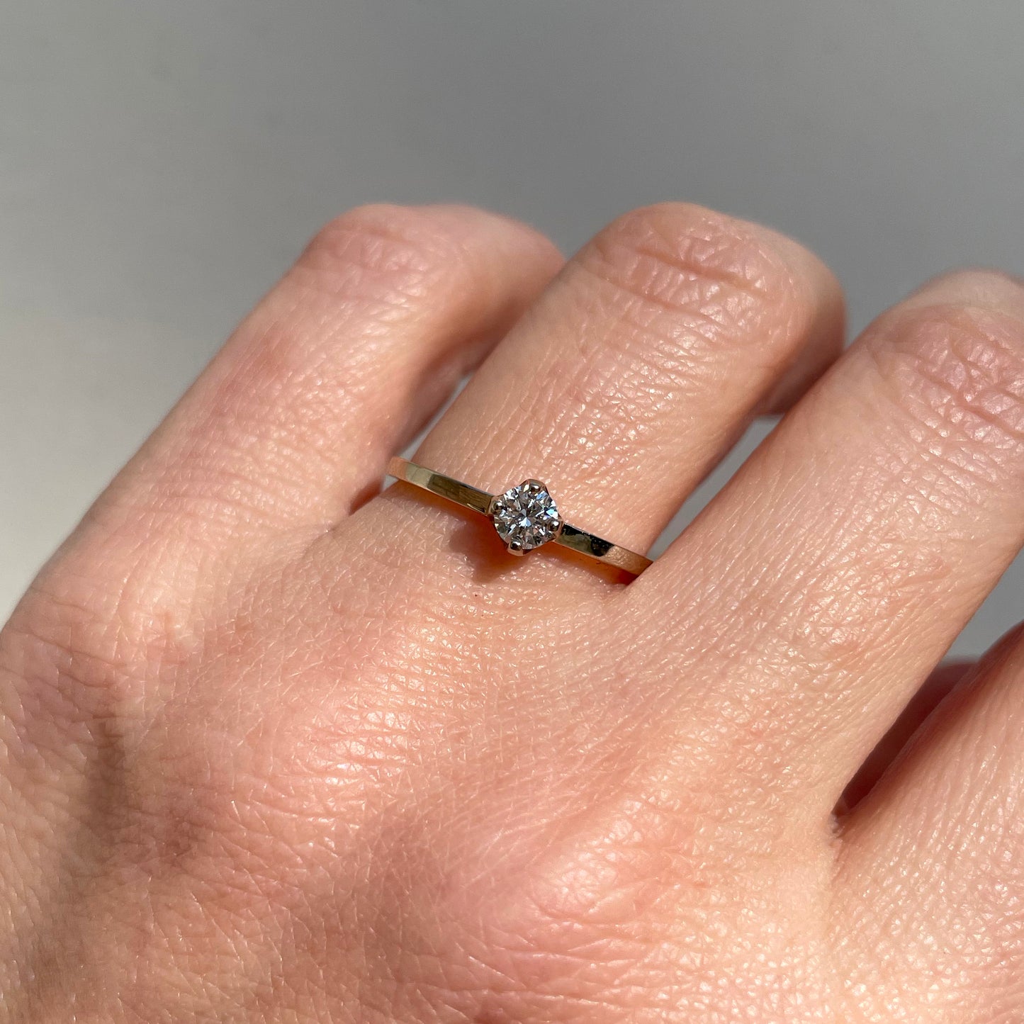 Ring 14k precious white