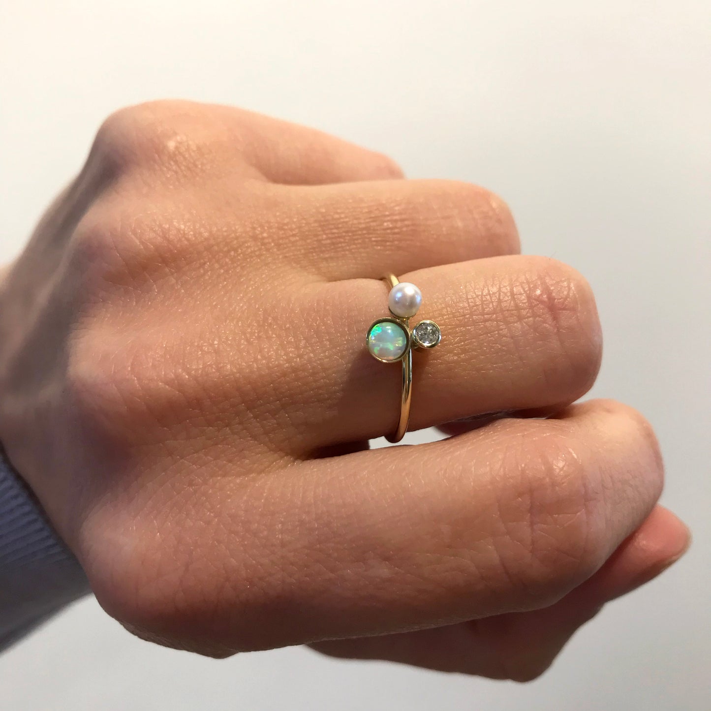 Ring 14k star cluster light