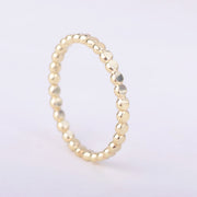 Ring 14k flat pearl