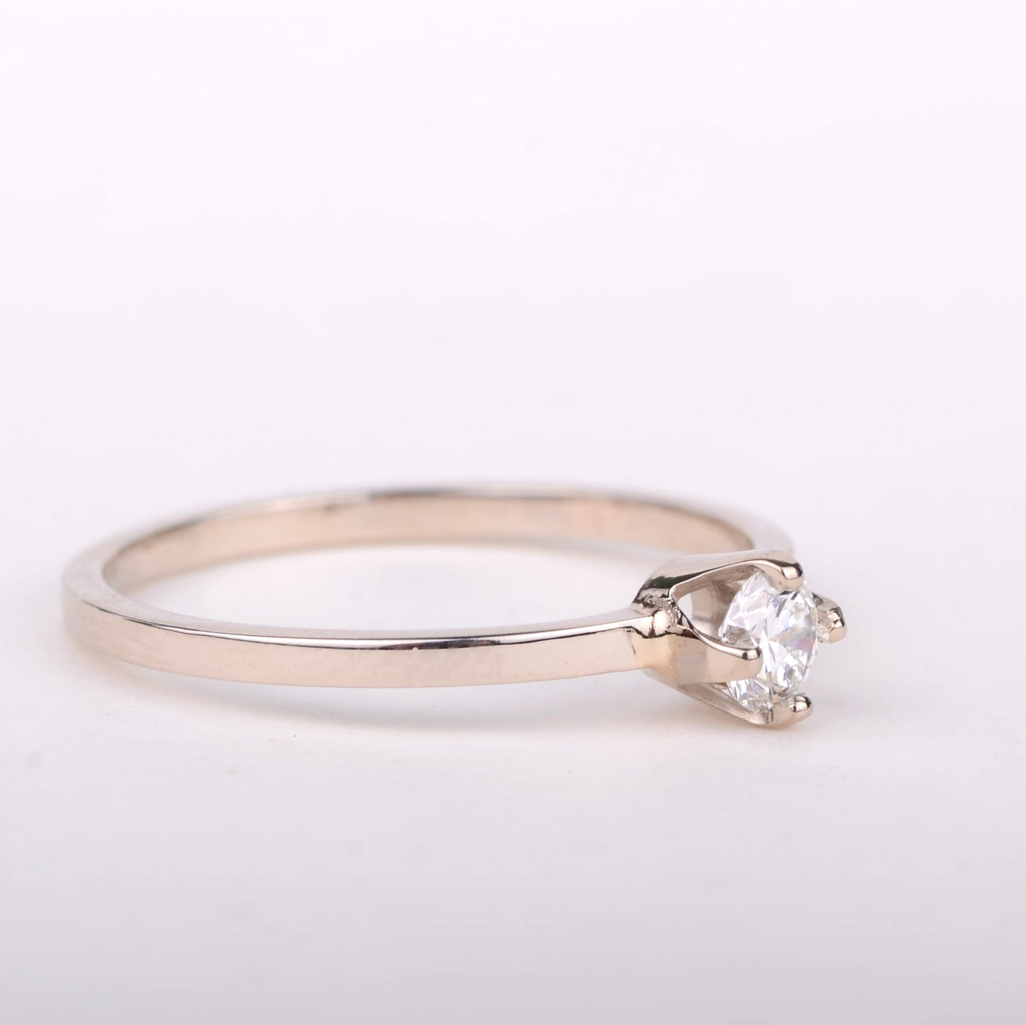 Ring 14k precious white