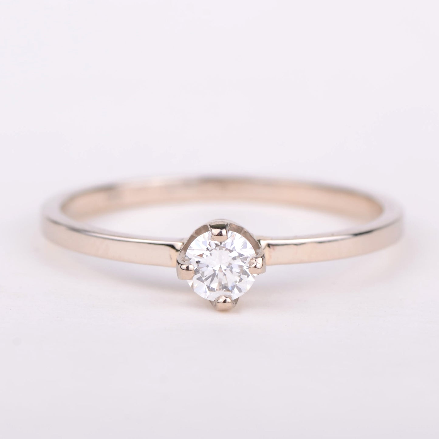 Ring 14k precious white