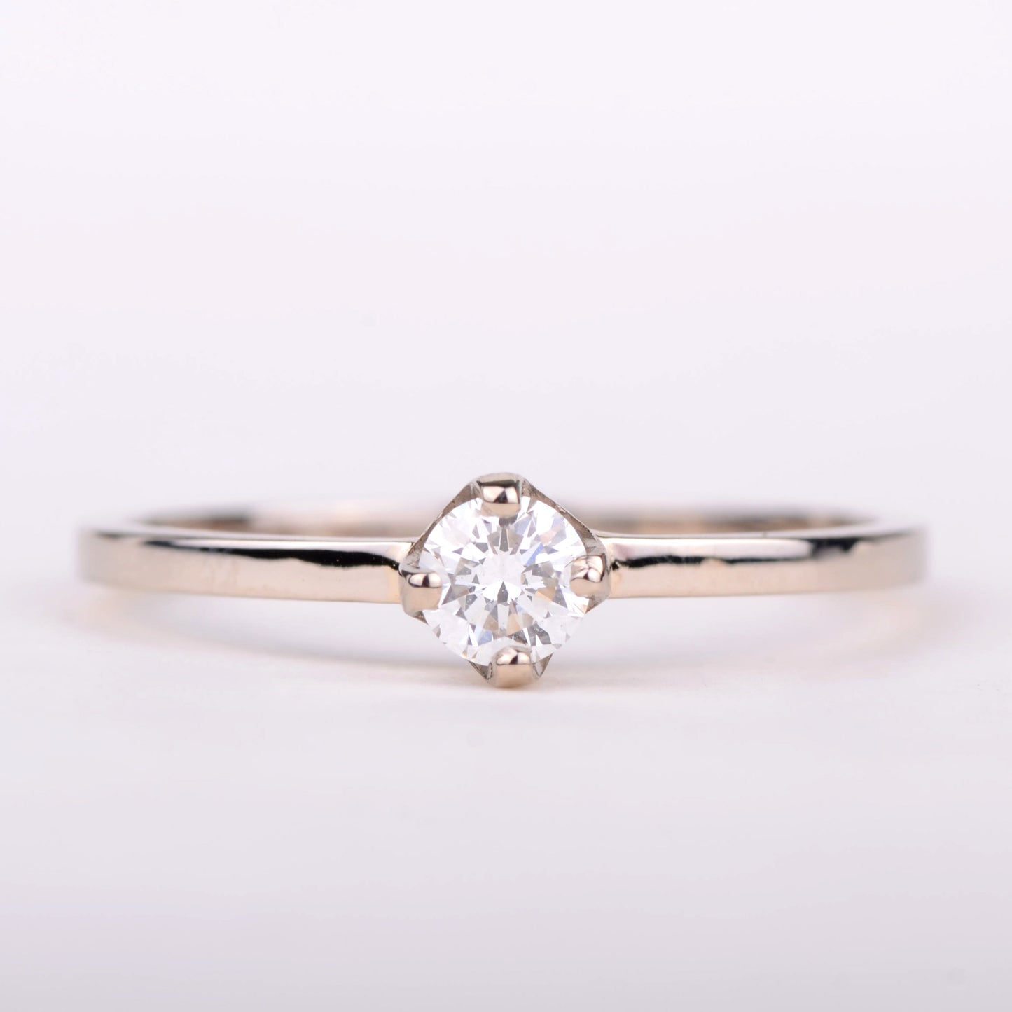 Ring 14k precious white