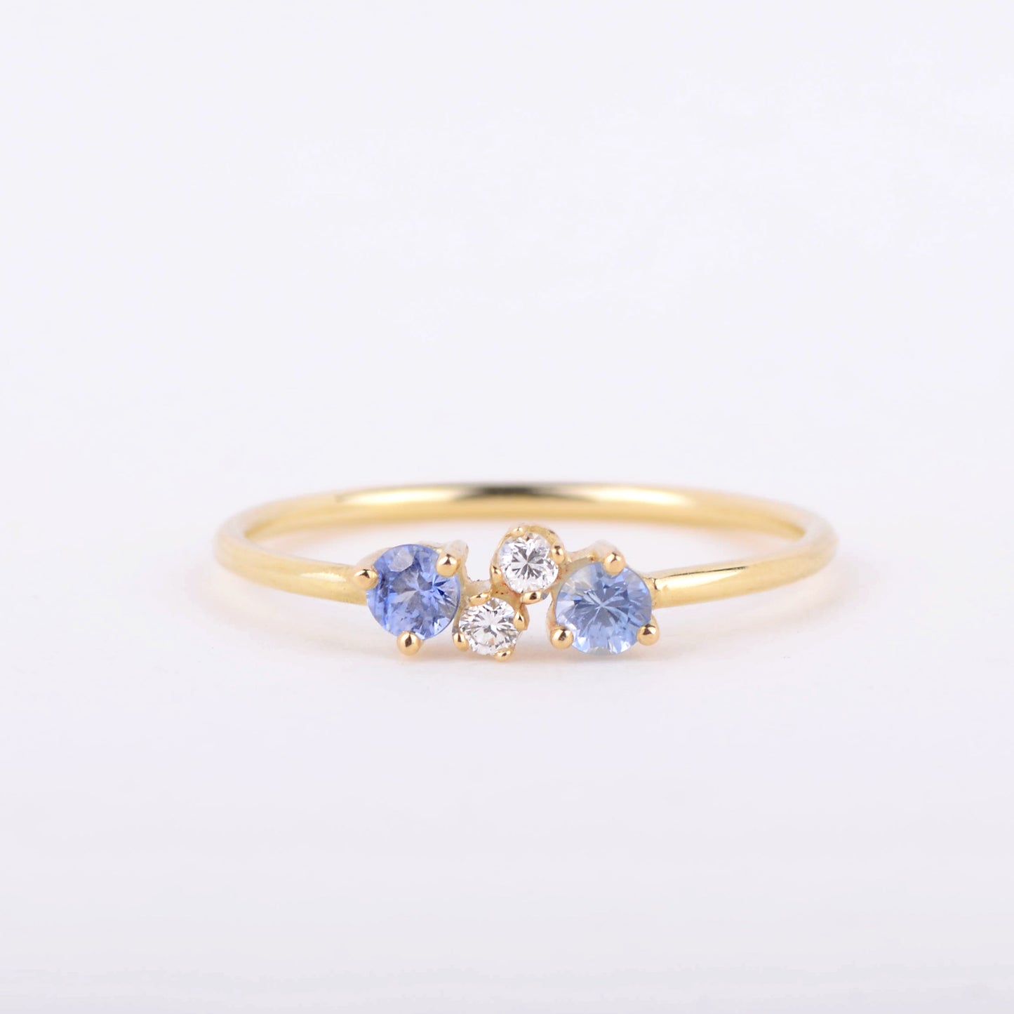 Ring 14k Rivièra blue