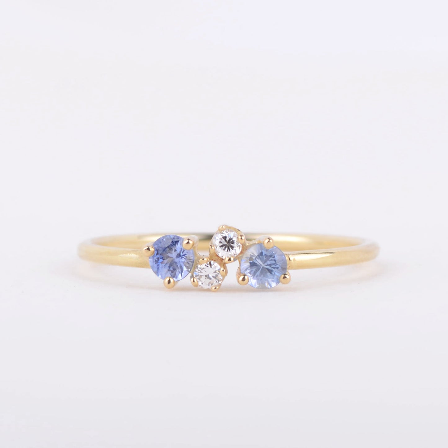 Ring 14k Rivièra blue