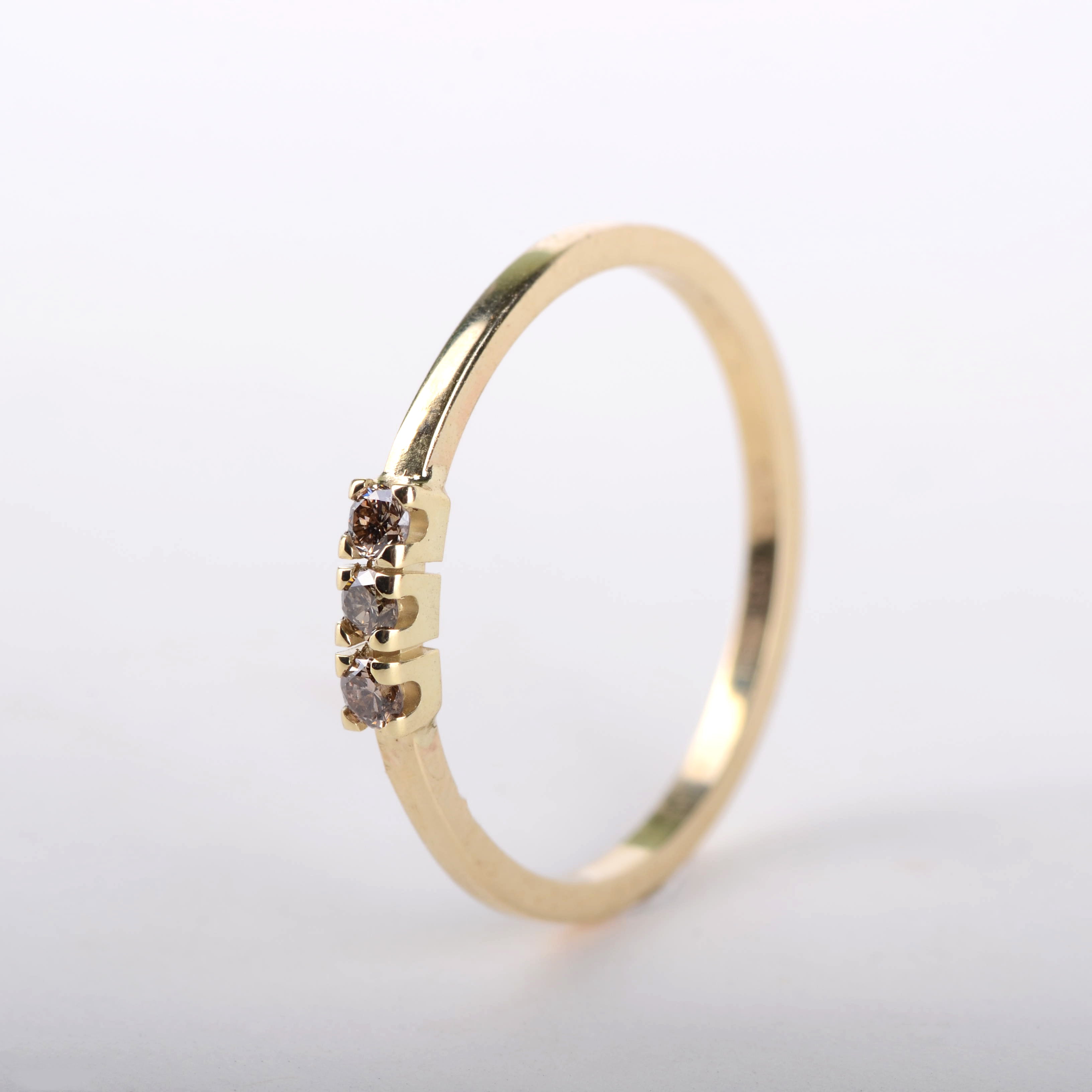 Ring 14k three little birds