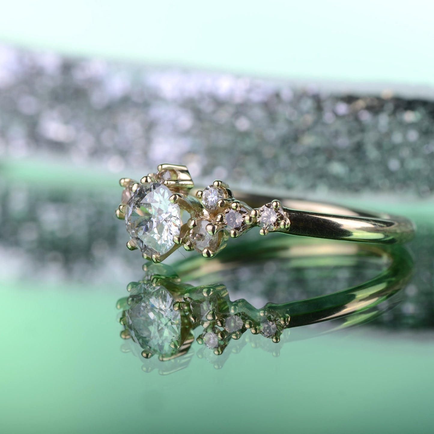 Ring 14k magic number 8