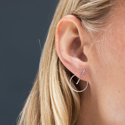 Earrings pluto stripe