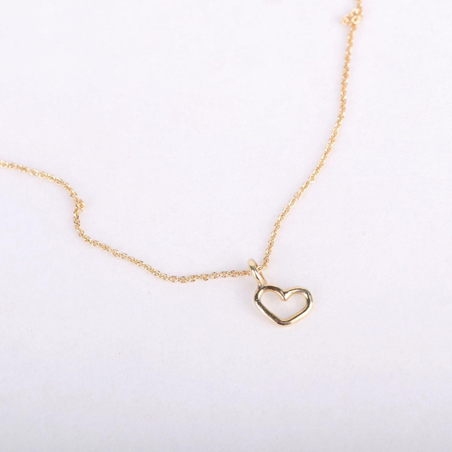 Ketting 14k small heart