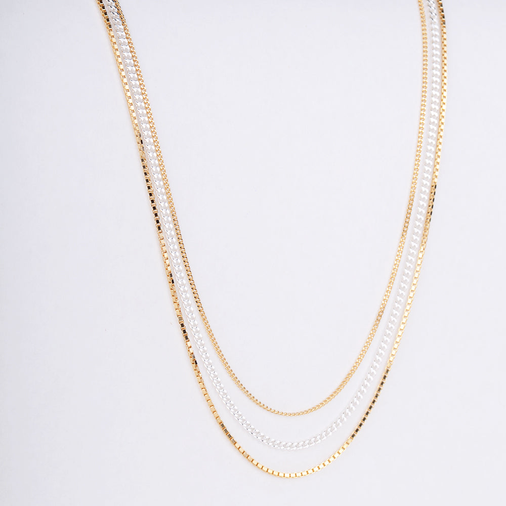 Necklace multiple trio