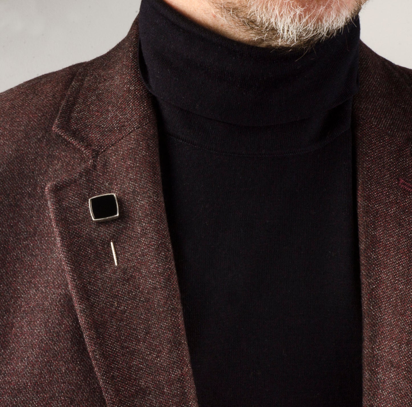 Lapel spider onyx