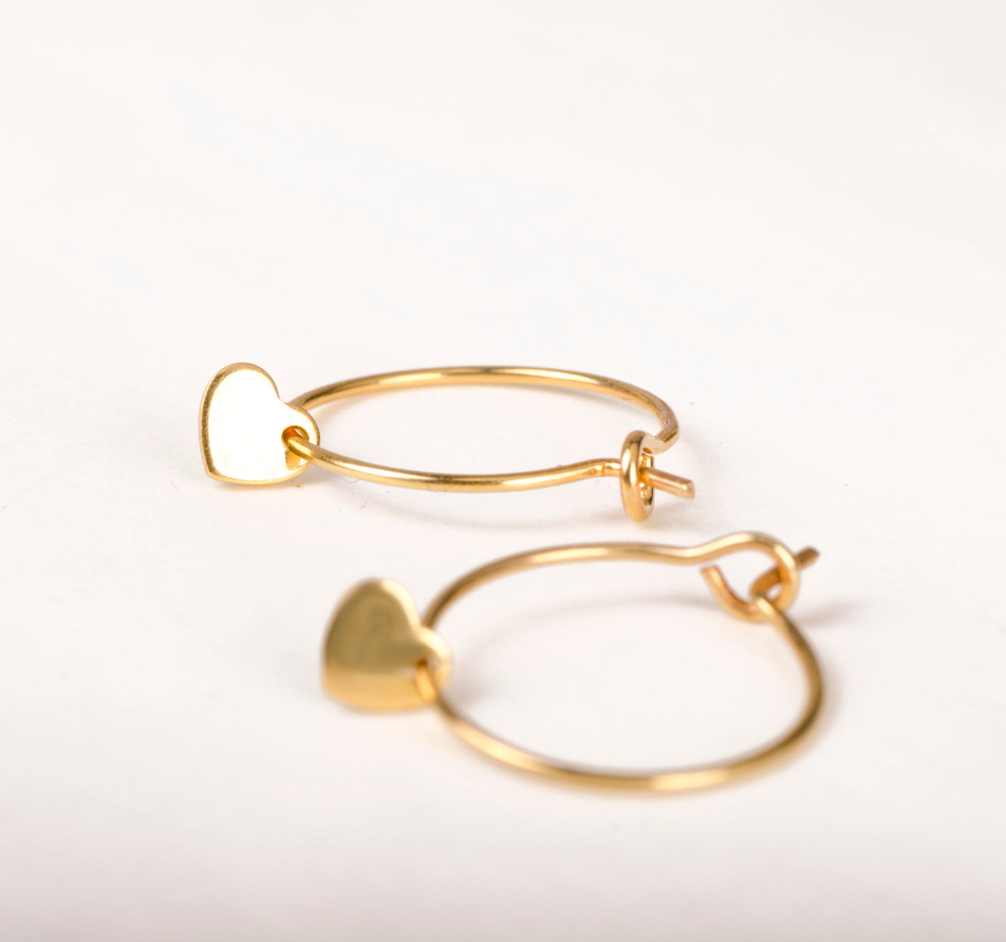 Oorbellen hoops limited heart