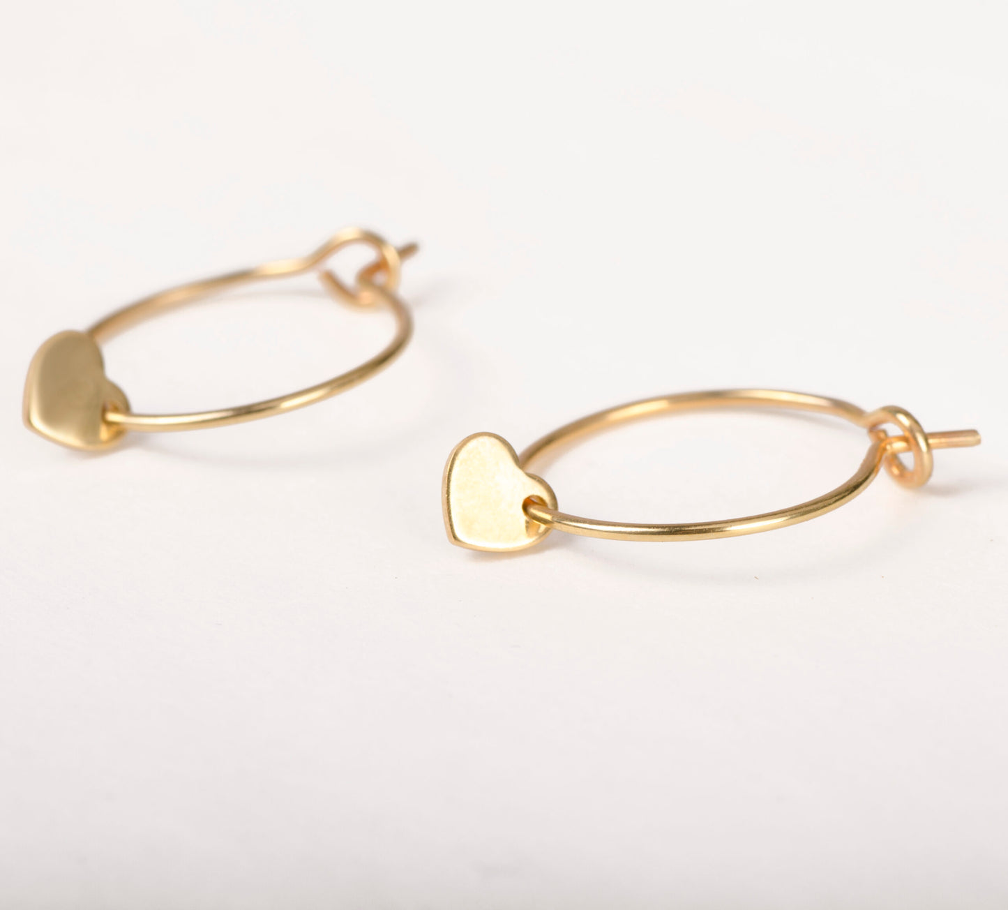 Oorbellen hoops limited heart
