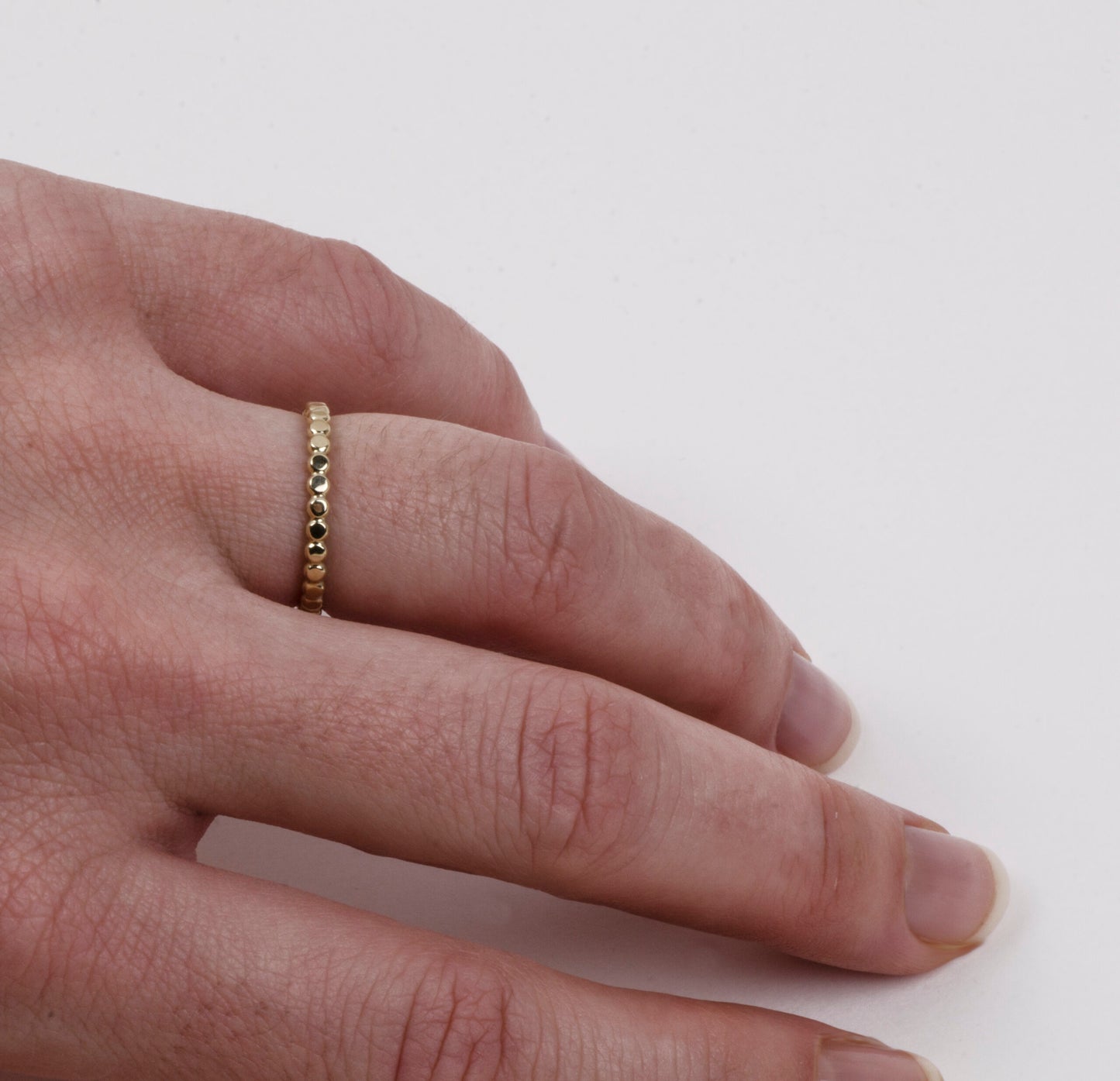 Ring 14k flat pearl