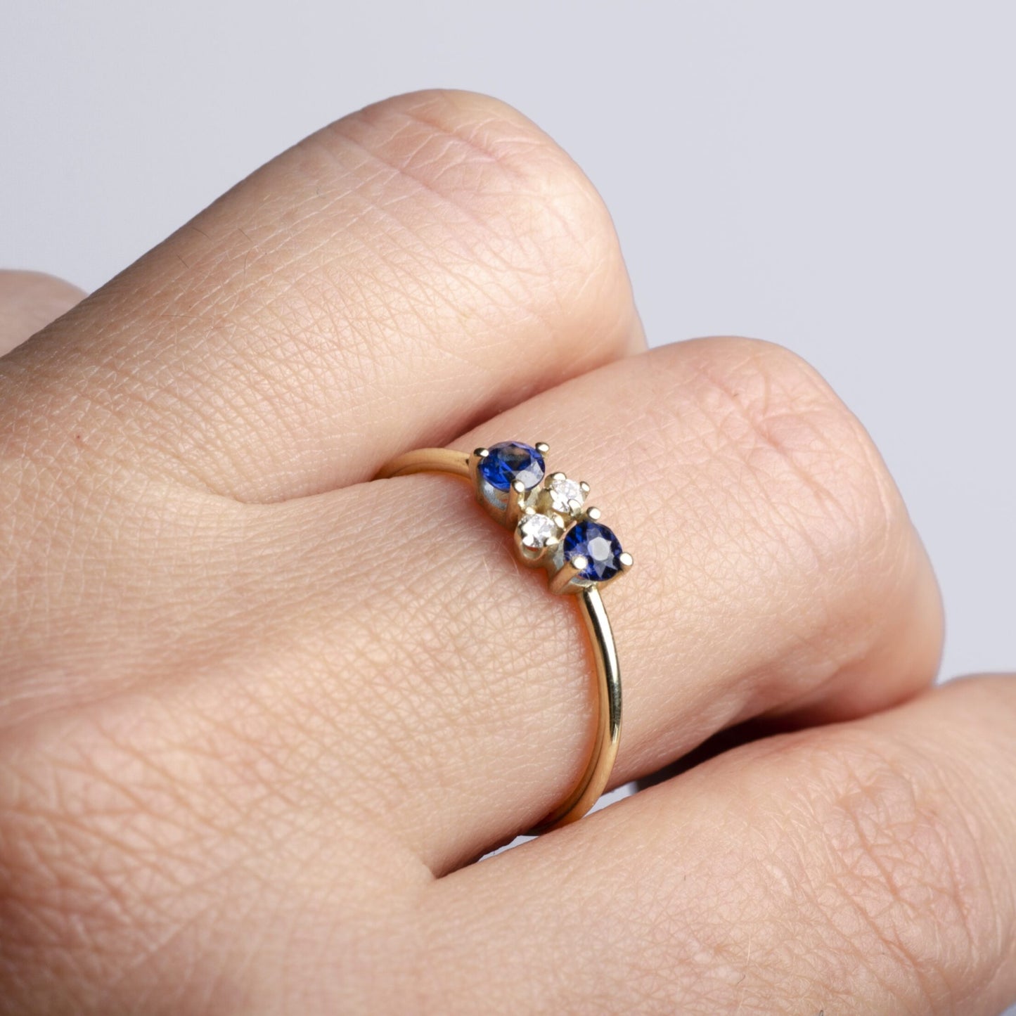 Ring 14k royal blue