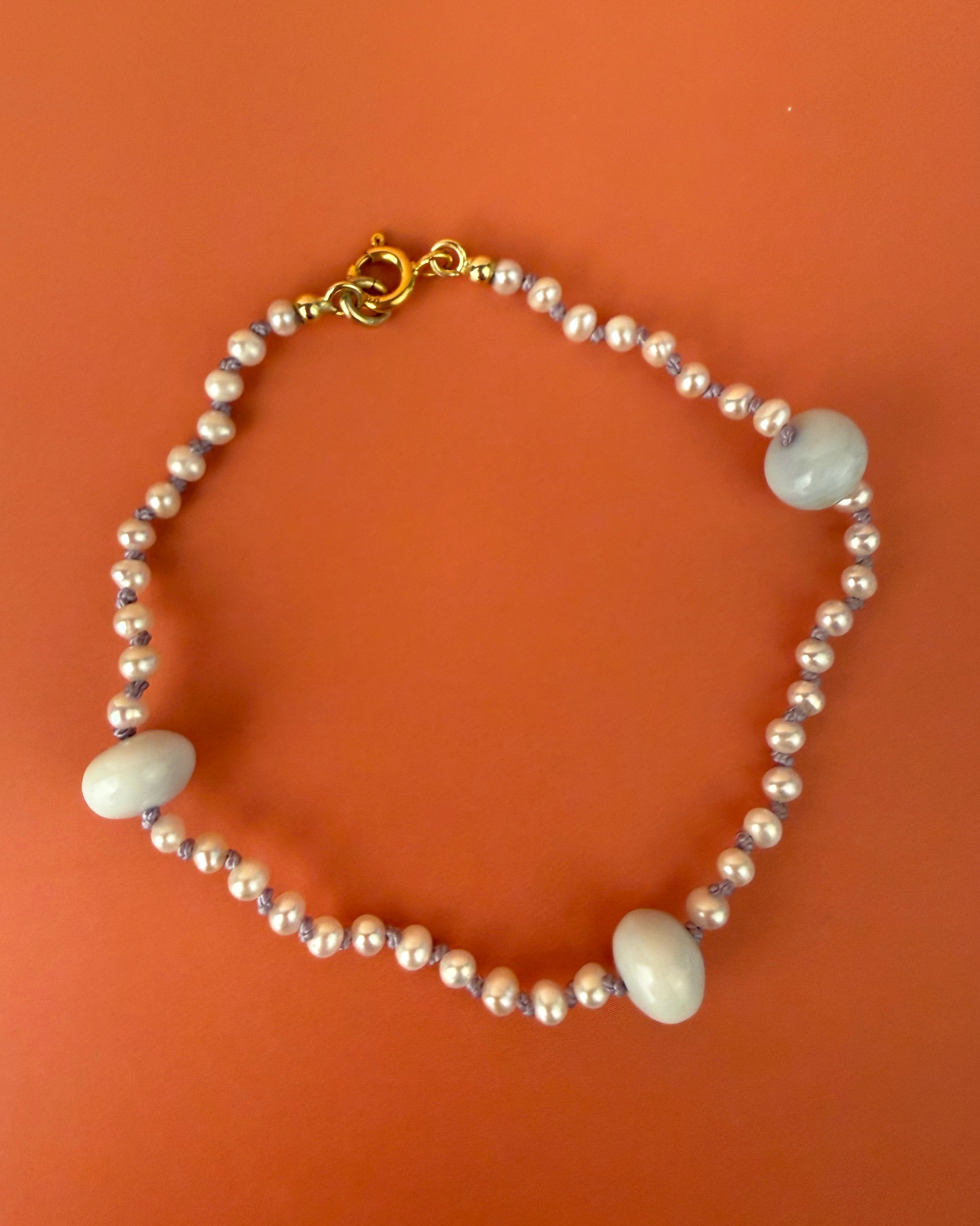 Armband blue opal