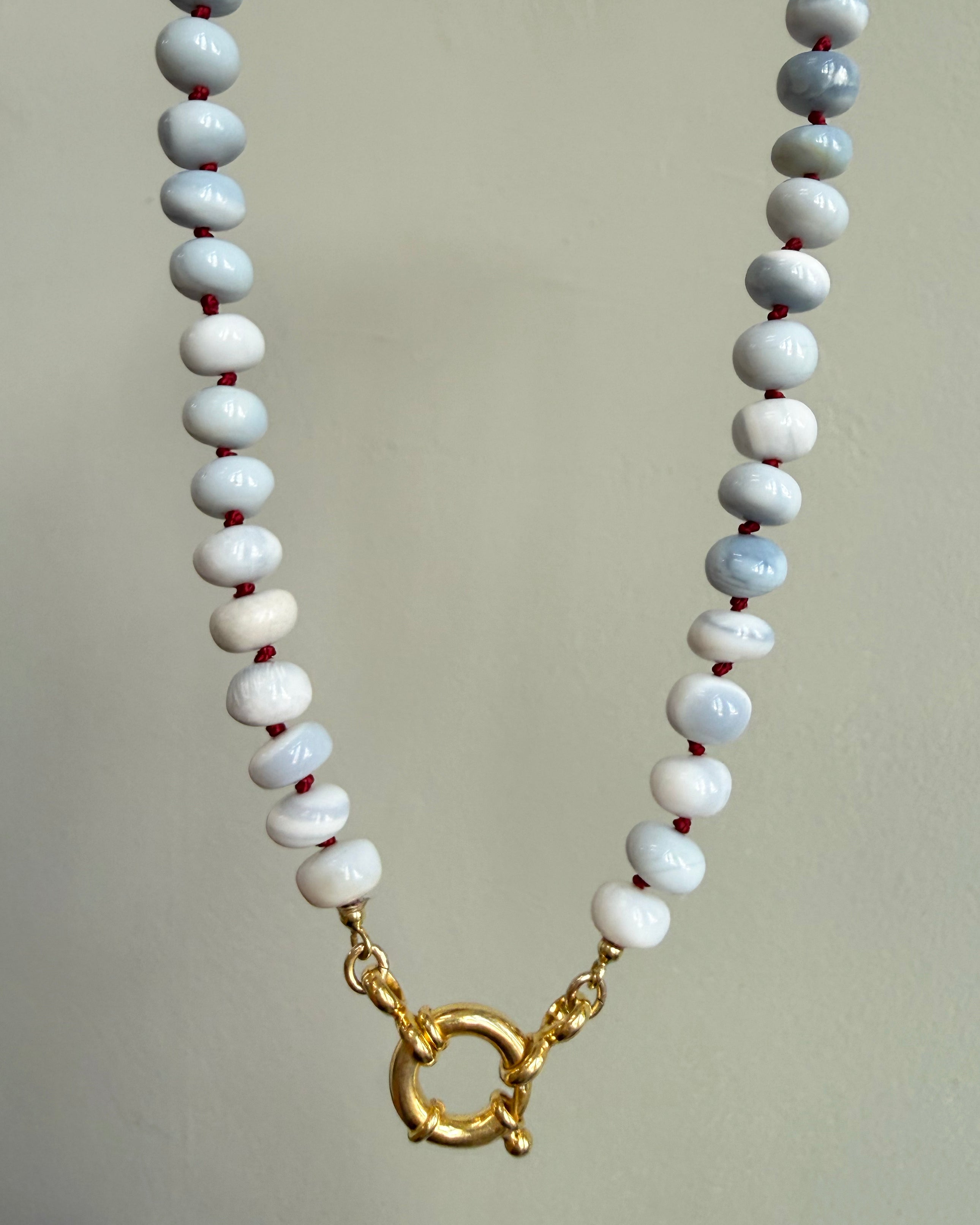 Ketting blue opal