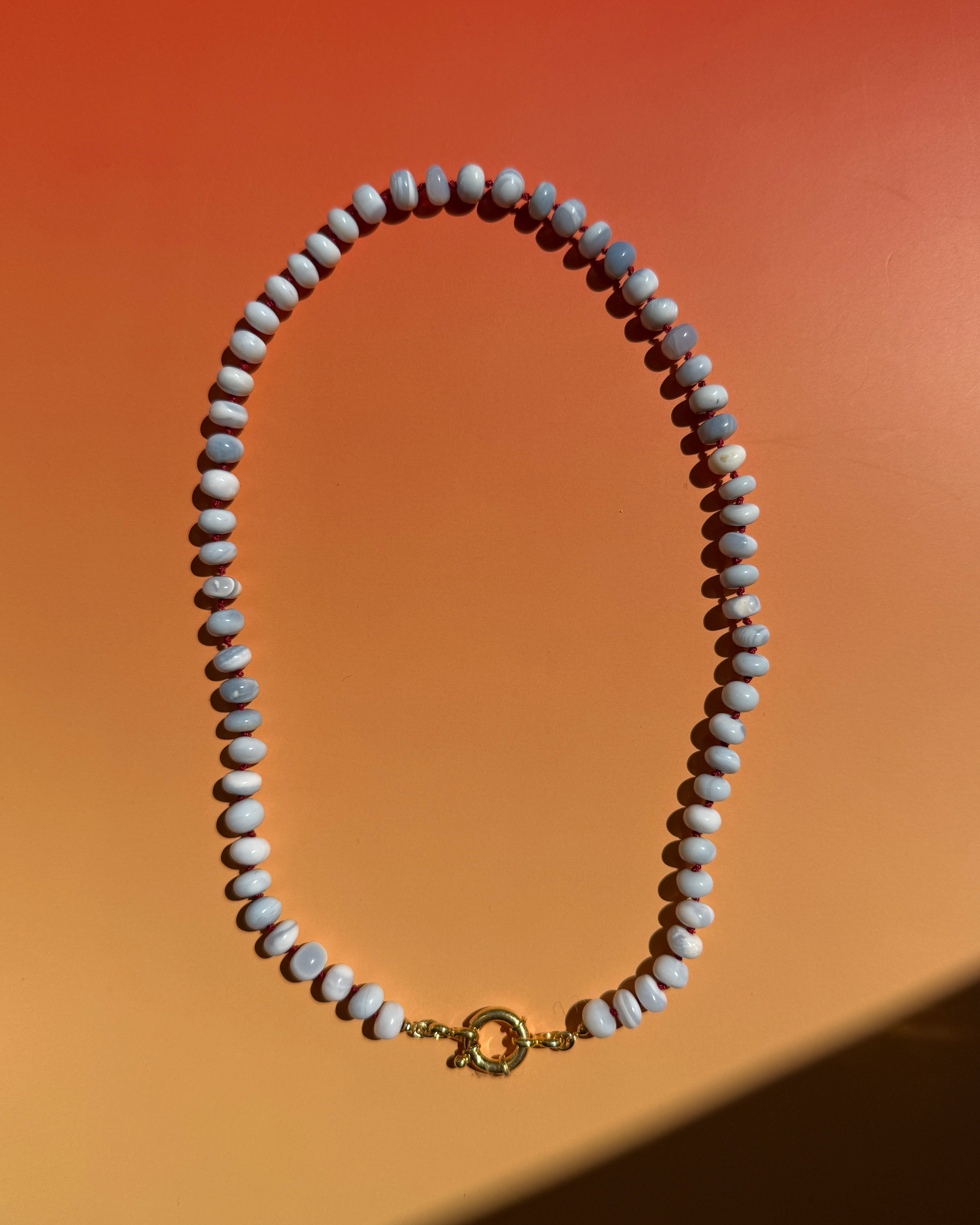 Ketting blue opal