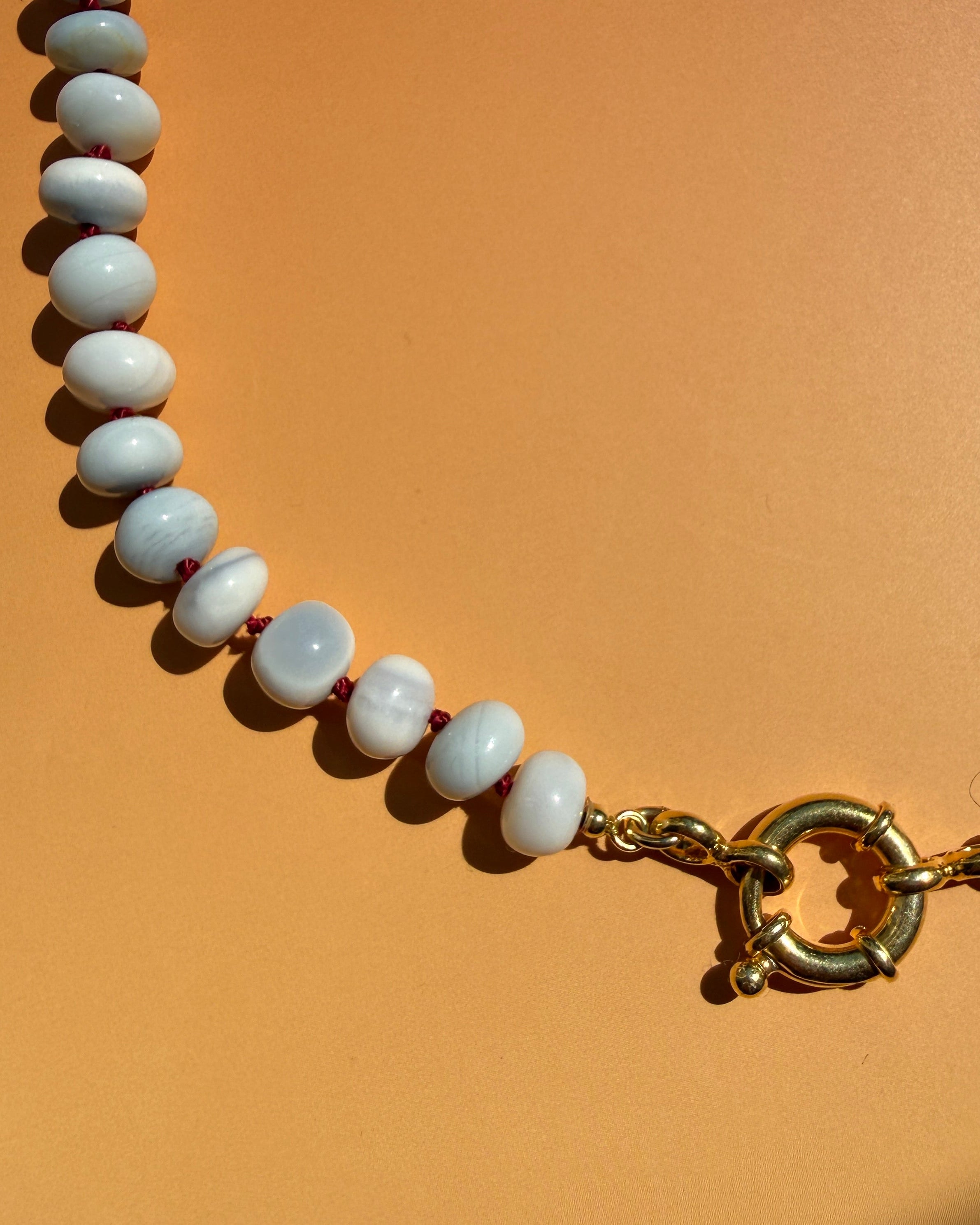 Ketting blue opal