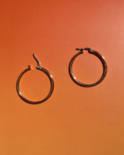 Oorbellen everyday hoops 14k