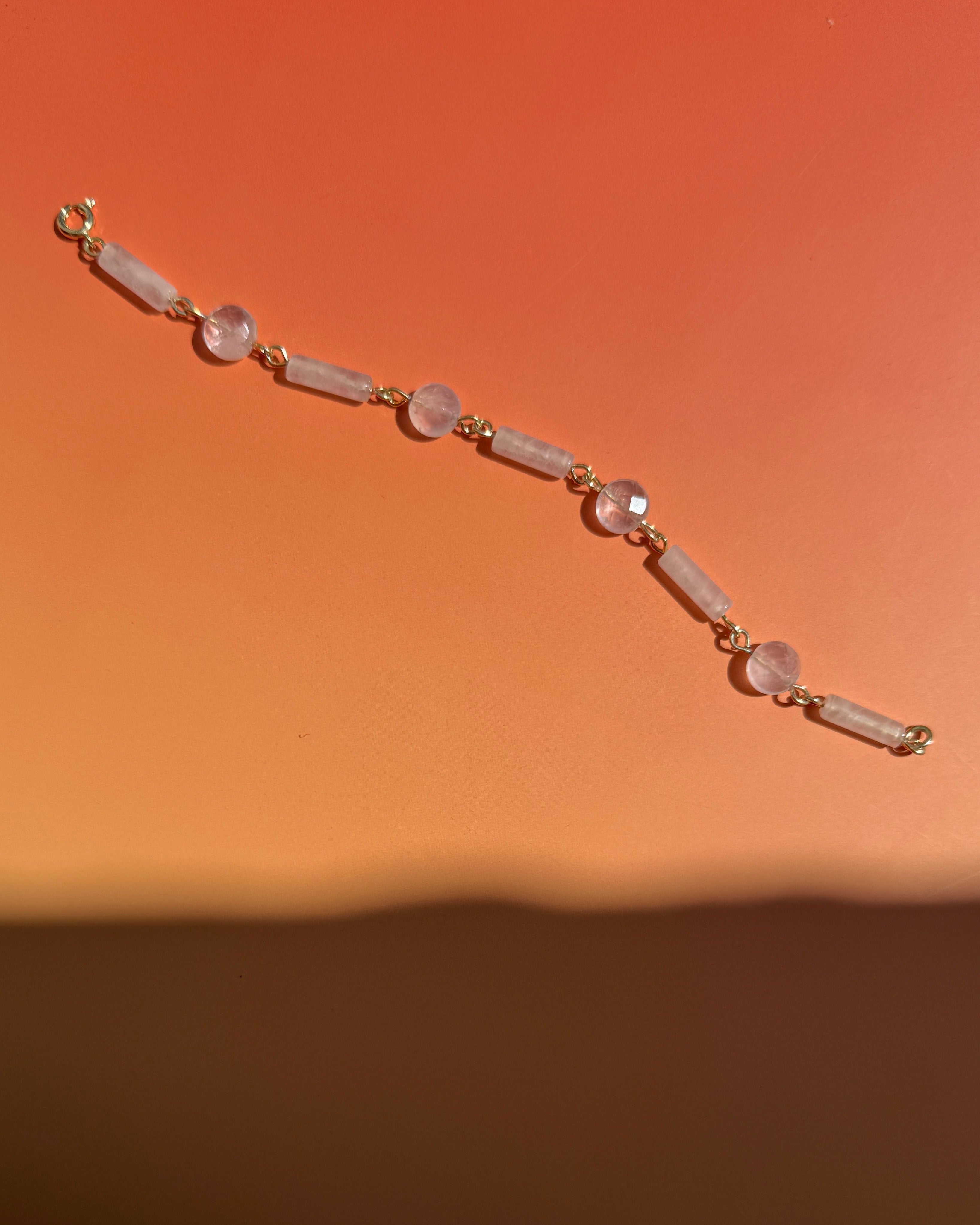 Armband rosequartz