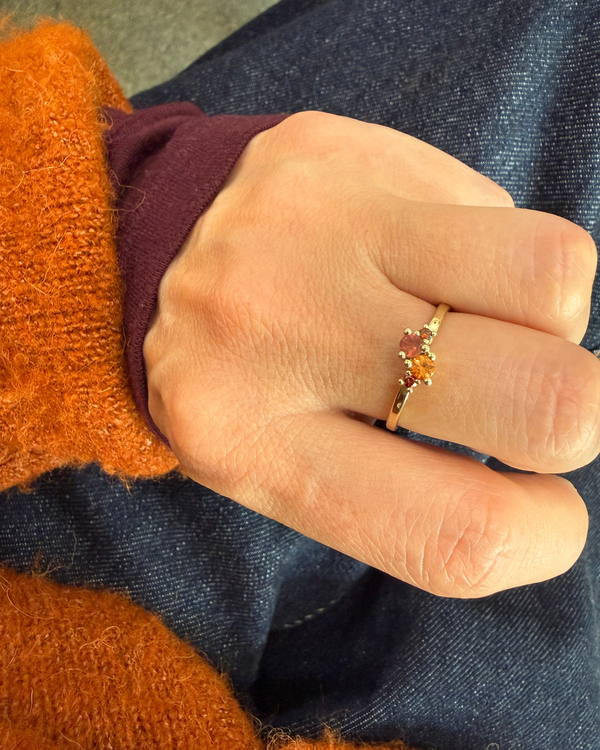 Hazelnut ring 14k