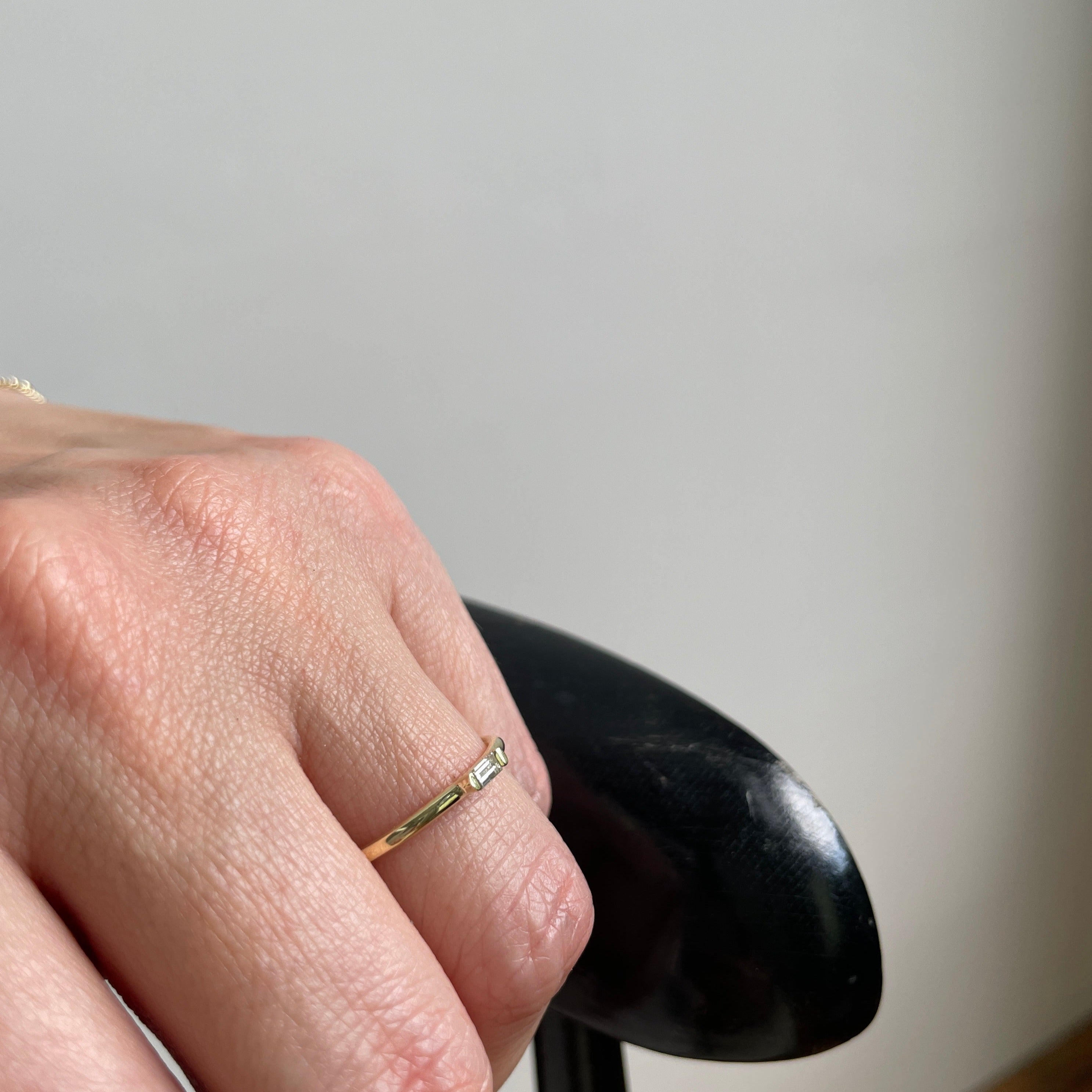 Ring 14k pure lab grown