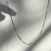 Ketting 14k rough rock