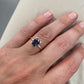 Ring 14k blue blush