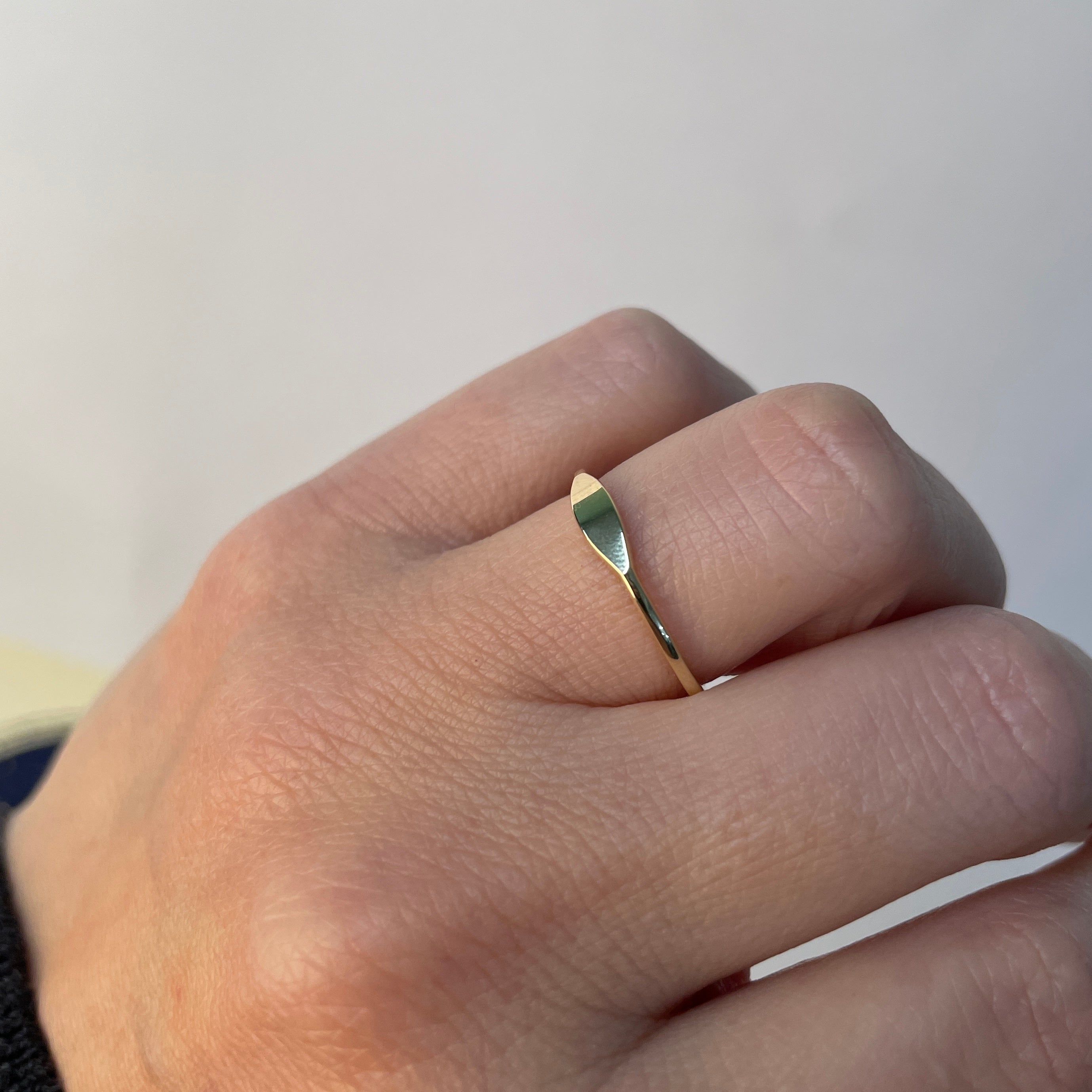 Ring 14k letter petite