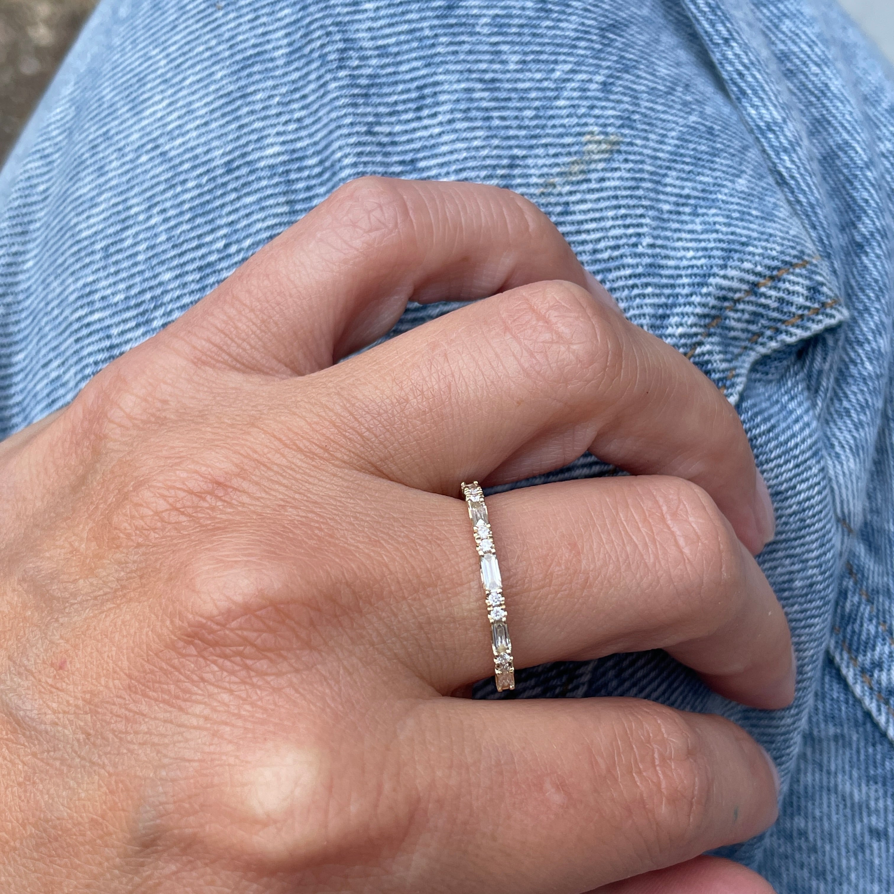 Ring 14k princess