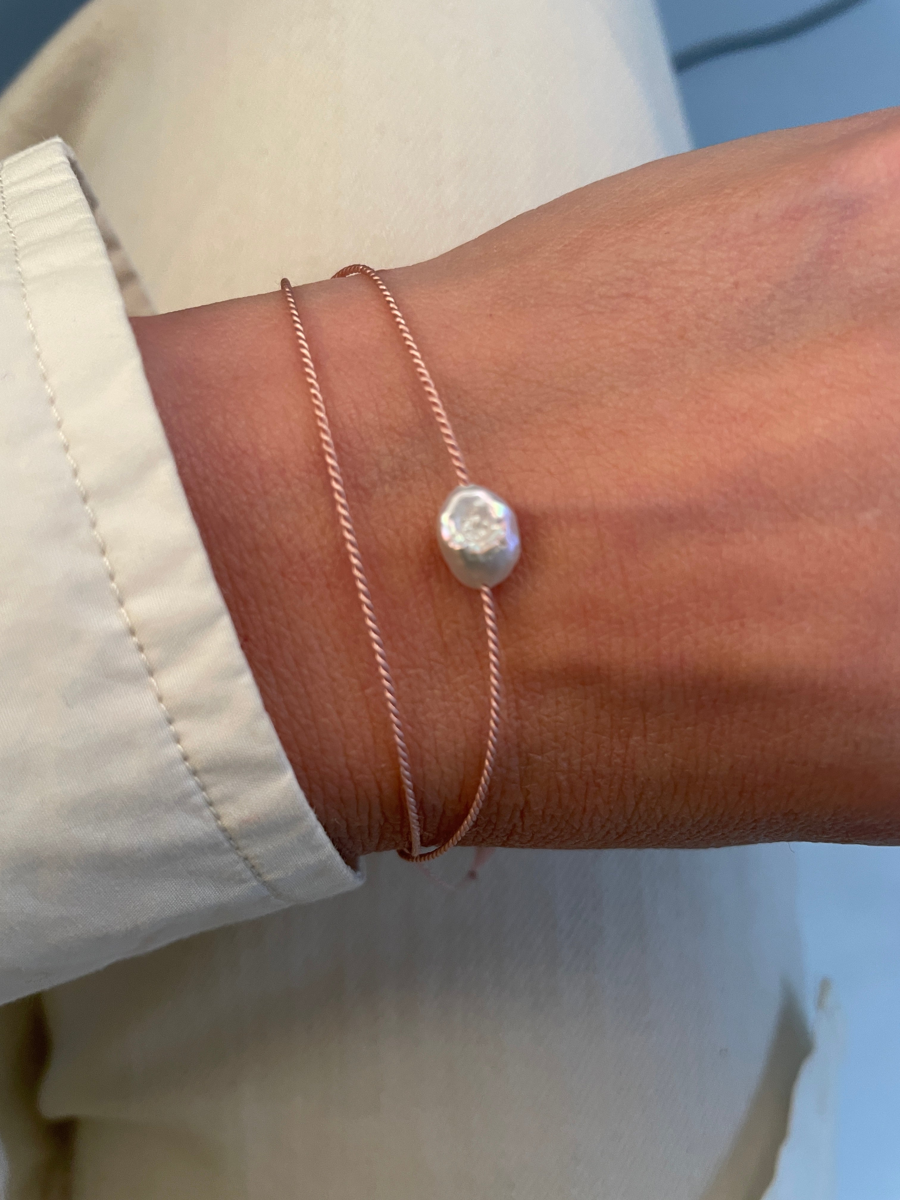 Armband 20 jaar *love knot keshi*