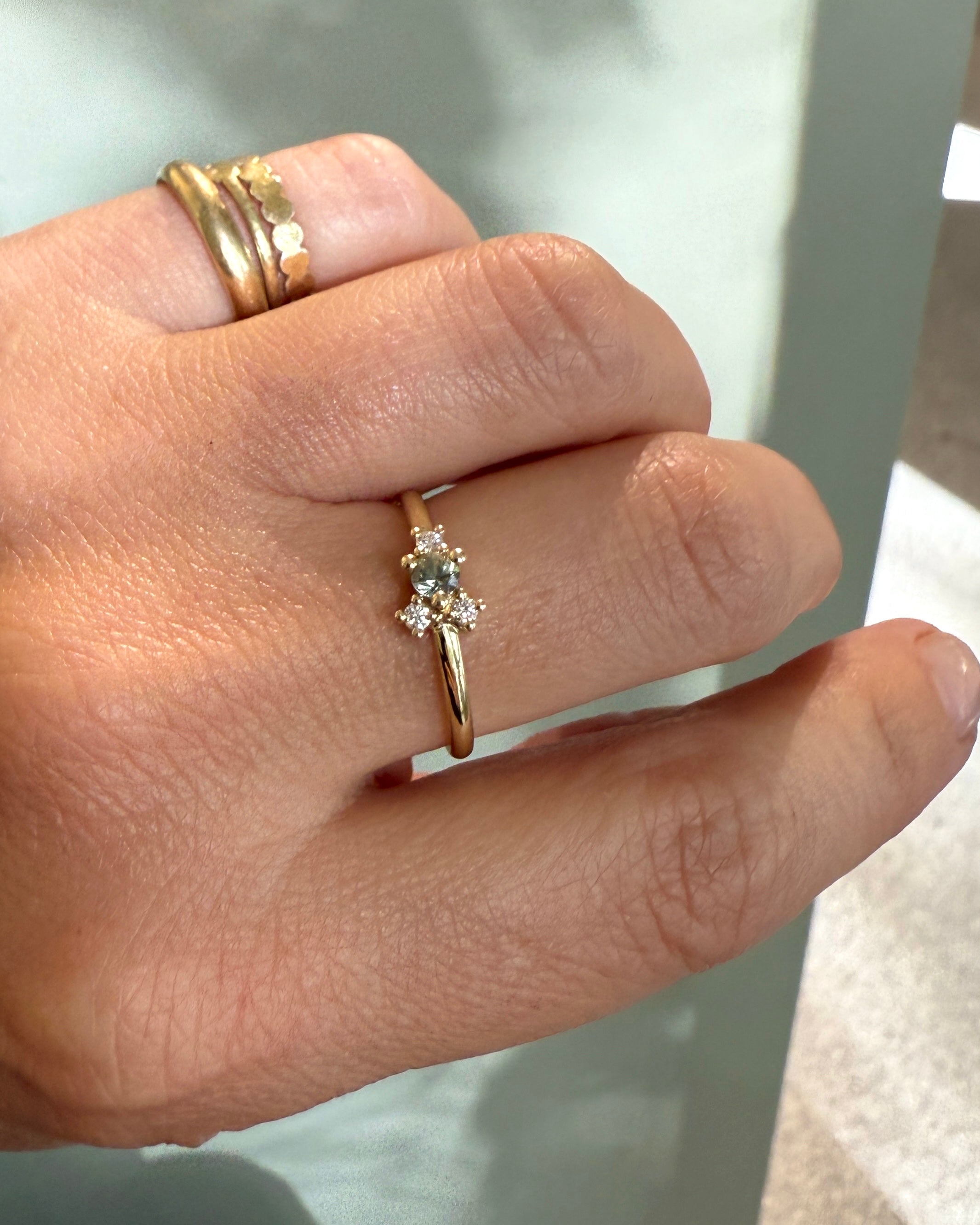 Ring 14k meadow
