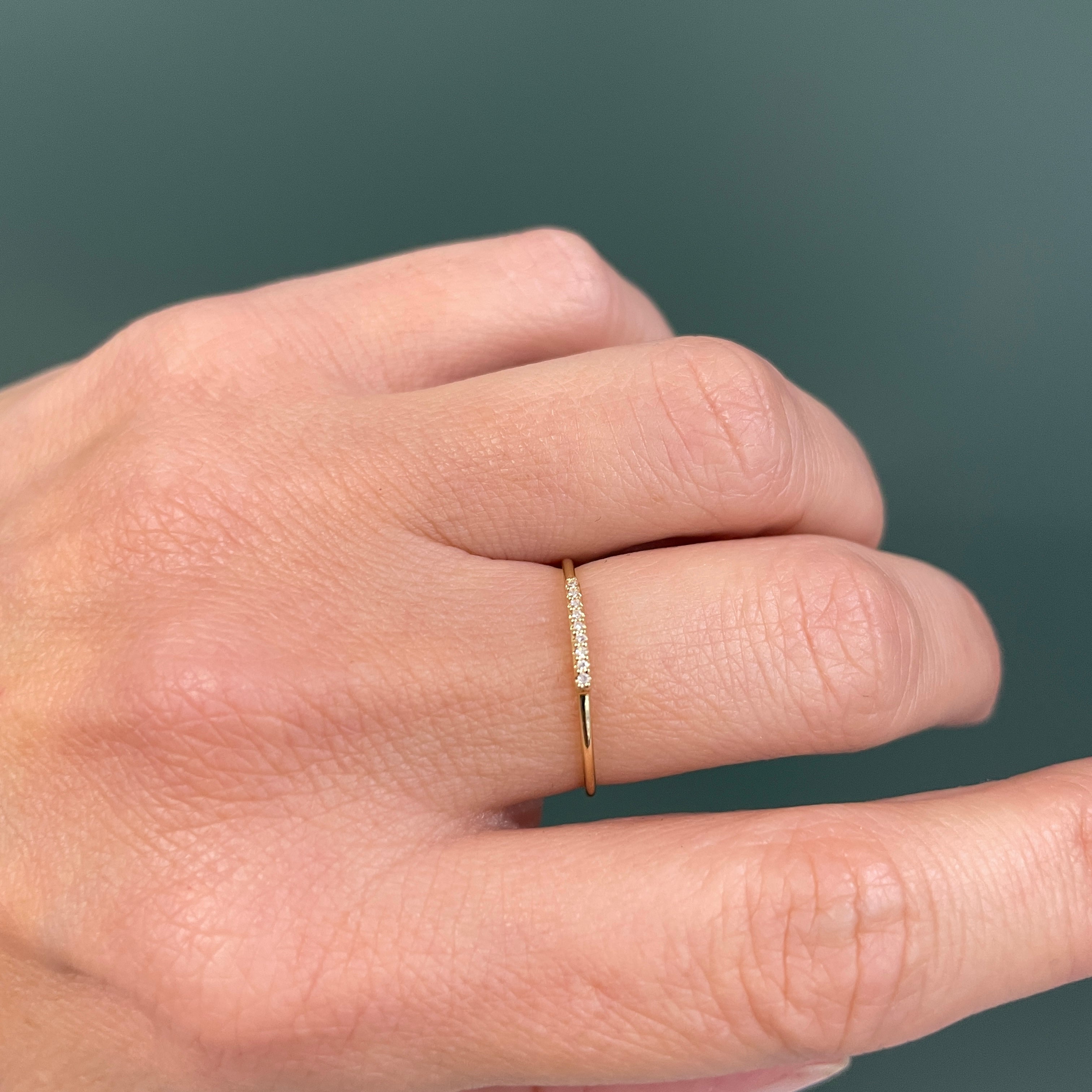 Ring 14k nine