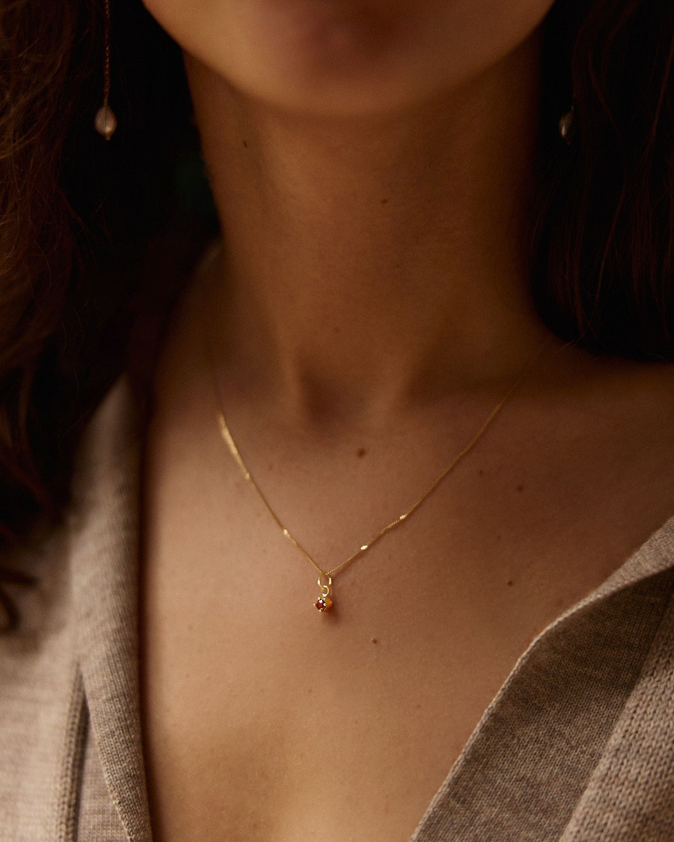 De vier jaargetijden hanger 14k
